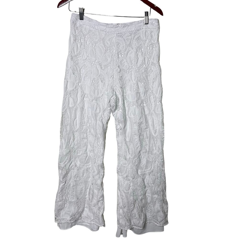ALEXIS Ritchie Crochet lace Pant in White sz 8
